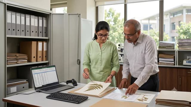 Herbarium Curator illustration
