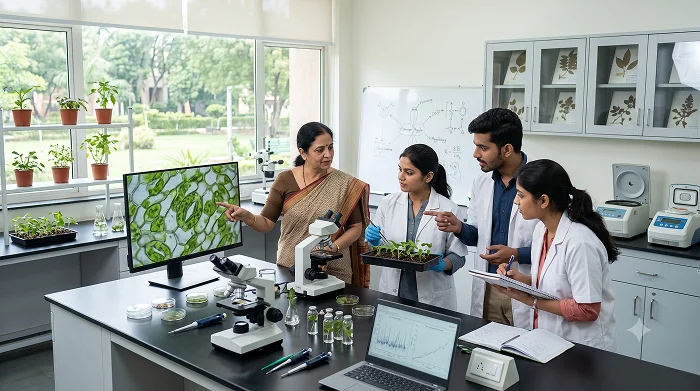Doctor of Philosophy in Botany (Ph.D. Botany) which is managed by Vadodara Jilla Kelavani Mandal (VJKM)