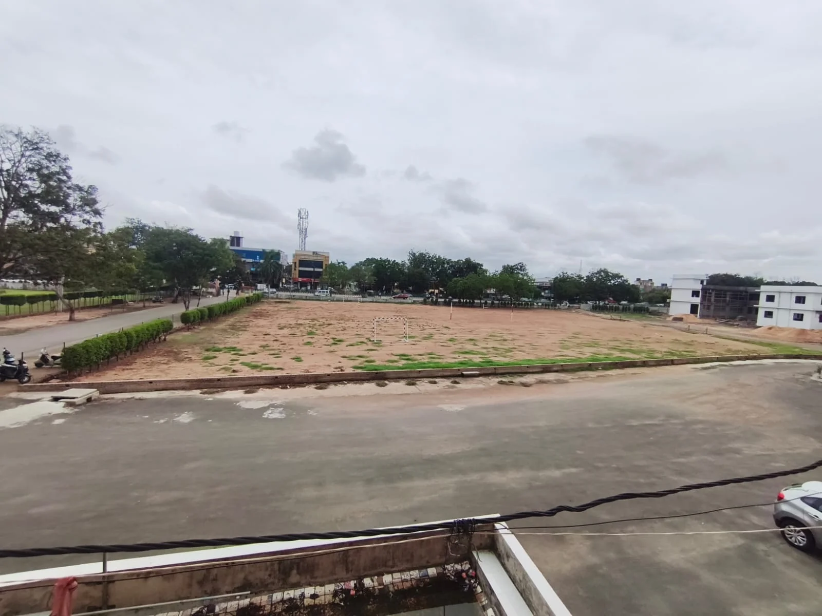 Football ground at Vadodara Jilla Kelvani Mandal campus