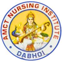 Logo of AMCT Nursing Institute which is managed by Vadodara Jilla Kelavani Mandal (VJKM)