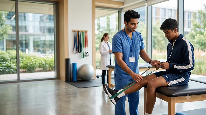 Consultant Physiotherapist illustration