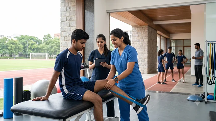Sports Rehabilitation Therapist illustration