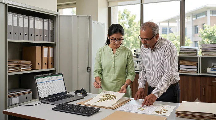 Herbarium Curator illustration