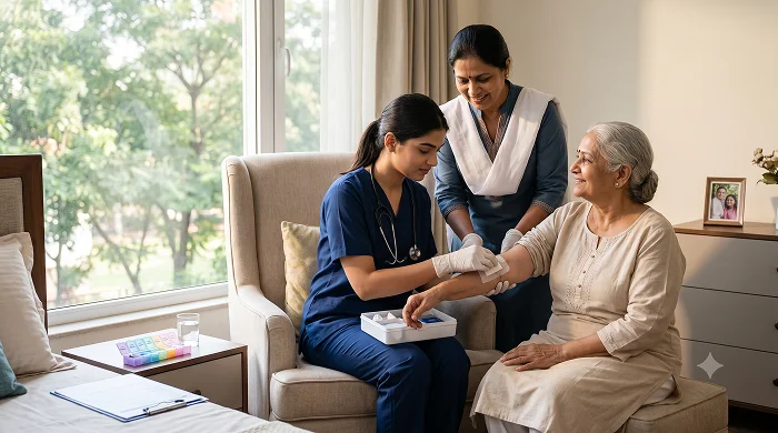 Home Care Nurse Specialist illustration