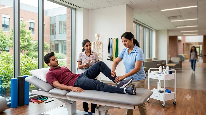 Orthopedic Physiotherapist illustration