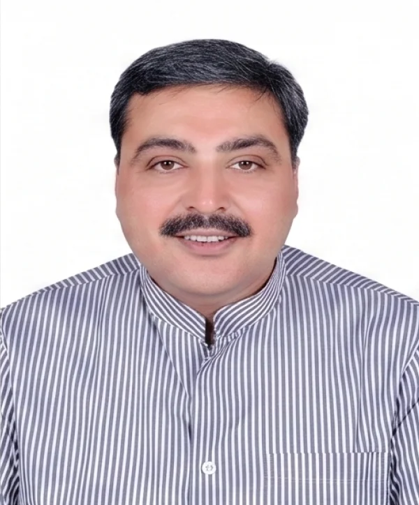 Photo of Shri Dilipbhai N. Patel, Vice President of Vadodara Jilla Kelavani Mandal (VJKM)